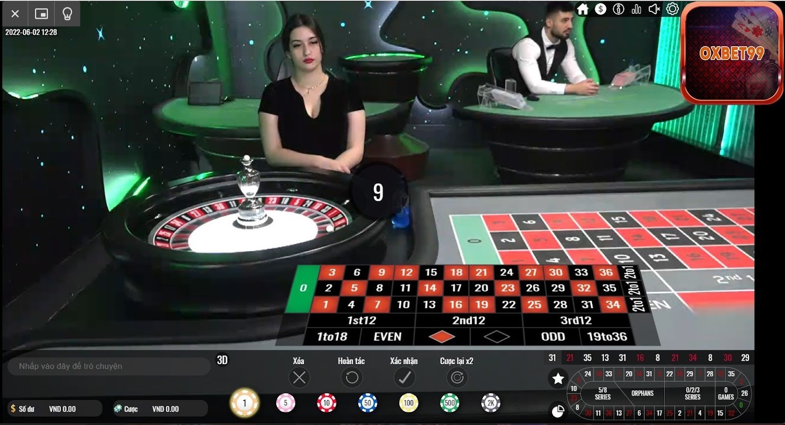 Cách chơi Roulette tại Oxbet như thế nào?