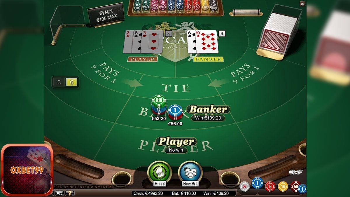 Các cửa cược trong Baccarat là gì?