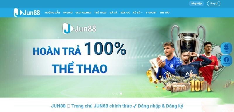 Jun88 được biết đến là nhà cái ứng dụng công nghệ hiện đại được ra đời sớm nhất