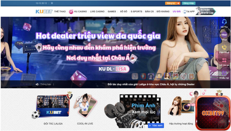 Nhà cái Kubet có rất nhiều ưu điểm nổi bật