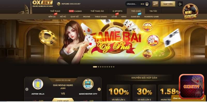 Truy cập vào nhà cái Oxbet sau khi fake IP bằng phần mềm PrivateVPN